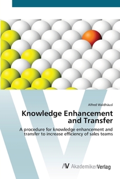 Paperback Knowledge Enhancement and Transfer Book