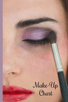 Paperback Make-Up Chart: Keep your most beautiful styles here. Make up and feel good. Coffee and mascara Book