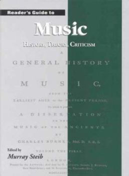Hardcover Reader's Guide to Music: History, Theory and Criticism Book