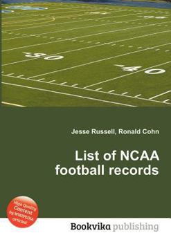 Paperback List of NCAA Football Records Book
