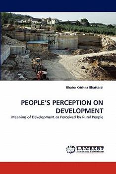 Paperback People's Perception on Development Book