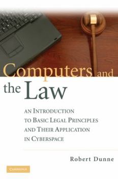Hardcover Computers and the Law Book