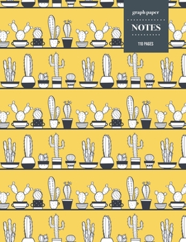 Graph Paper Notes 110 Pages: Cactus Notebook for Professionals and Students, Teachers, Architects, Scientists, Engineers, and Writers | Succulent Llama Pattern