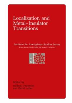 Paperback Localization and Metal-Insulator Transitions Book