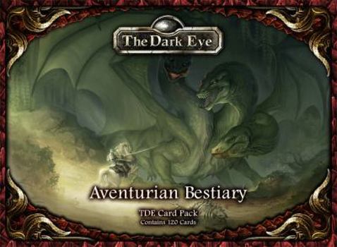 Game The Dark Eye - Aventurian Bestiary Card Pack Book