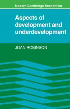 Paperback Aspects of Development and Underdevelopment Book