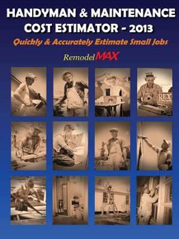 Paperback Handyman & Maintenance Cost Estimator - 2013 Book