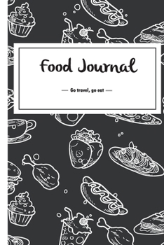 F4 Food Journal Black and White Cover: A daily food and exercise journal for healthy living| Weight loss journal, Meal planner and Activity tracker ... 6 x9 ‘’) (120 days meal and activity tracker)