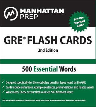 Cards 500 Essential Words: GRE Vocabulary Flash Cards Book
