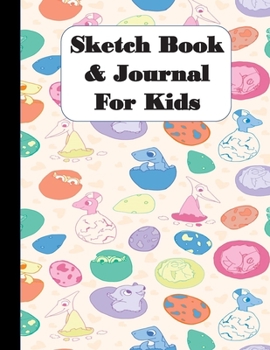 Paperback Sketch Book & Journal For Kids Book