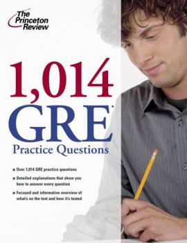 Paperback 1,014 GRE Practice Questions Book