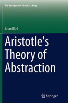 Paperback Aristotle's Theory of Abstraction Book