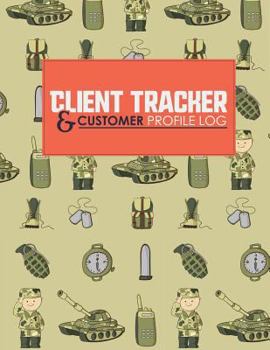 Paperback Client Tracker & Customer Profile Log Book
