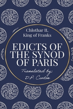 Paperback Edicts of the Synod of Paris Book