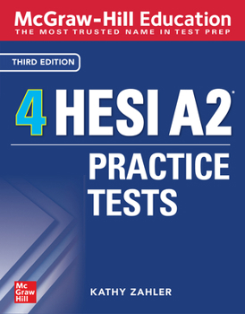 Paperback McGraw-Hill Education 4 Hesi A2 Practice Tests, Third Edition Book