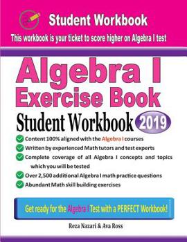 Paperback Algebra I Exercise Book: Student Workbook Book