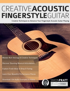 Paperback Creative Acoustic Fingerstyle Guitar Book