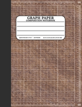 Paperback Graph Paper Composition Notebook: Math and Science Lover Marble Graph Paper Cover Notebook (Quad Ruled 5 squares per inch, 120 pages) Birthday Gifts F Book