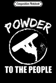 Composition Notebook: Snowboarding Journal/Notebook Blank Lined Ruled 6x9 100 Pages