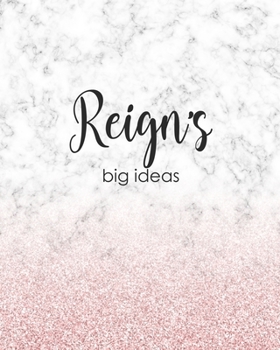 Reign's Big Ideas: Personalized Notebook - 8x10 Lined Women's Journal