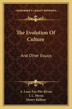 Paperback The Evolution Of Culture: And Other Essays Book