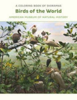 Paperback Birds of the World Dioramas Coloring Book