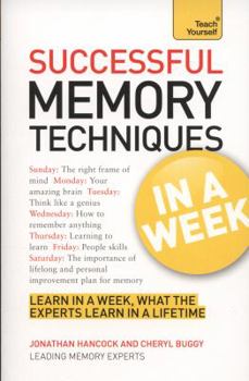 Paperback Successful Memory Techniques in a Week Book