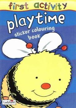 Spiral-bound Playtime Sticker Colouring Book (First Activity) Book