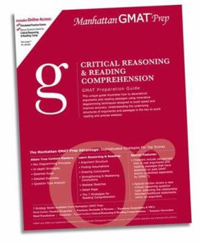 Paperback Critical Reasoning & Reading Comprehension GMAT Preparation Guide Book