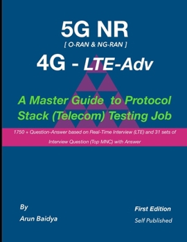 Paperback 5G NR LTE Adv - A Master Guide to Protocol Stack (Telecom) Testing Job Book