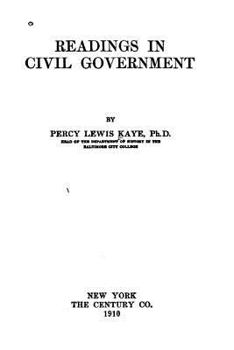 Paperback Readings in Civil Government Book