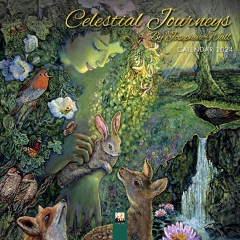 Calendar Celestial Journeys by Josephine Wall Mini Wall Calendar 2024 (Art Calendar) Book