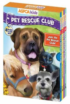 Paperback ASPCA Kids: Pet Rescue Club: 4 Book Boxed Set Book