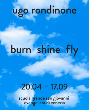 Hardcover Ugo Rondinone: Burn Shine Fly Book
