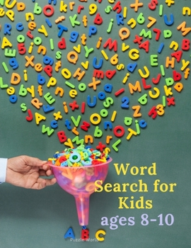 Paperback Word Search for Kids ages 8-10 Book