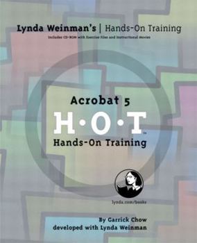 Paperback Acrobat 5 Hands-On Training [With CDROM] Book