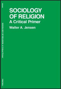 Paperback Sociology of religion: A critical primer Book