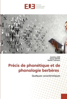 Paperback Précis de phonétique et de phonologie berbères [French] Book