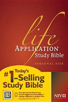 Paperback Life Application Study Bible-NIV-Personal Size Book