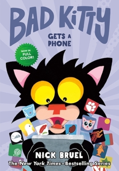 Hardcover Bad Kitty Gets a Phone (Graphic Novel) Book