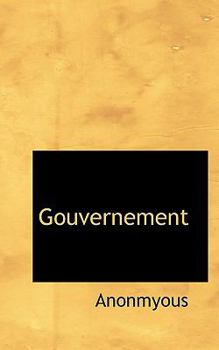 Paperback Gouvernement Book