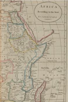 Paperback Africa Vintage Map Field Journal Notebook, 50 pages/25 sheets, 4x6 Book