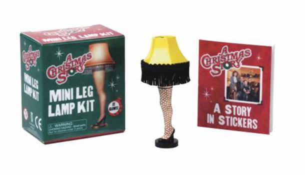Misc. A Christmas Story Mini Leg Lamp Kit [With Replica of Leg Lamp and Sticker Book and Battery] Book