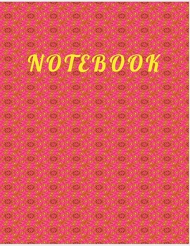 Paperback Notebook: College Ruled Notebook - Pink, Green and Yellow FlowersLarge (8.5 x 11 inches) - 140 Pages Book