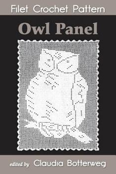 Paperback Owl Panel Filet Crochet Pattern: Complete Instructions and Chart Book