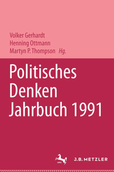 Hardcover Politisches Denken. Jahrbuch 1991 [German] Book