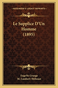 Paperback Le Supplice D'Un Homme (1895) [French] Book