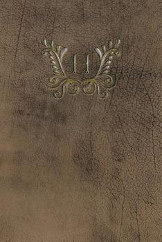 Paperback Monogram "H" Notebook Book