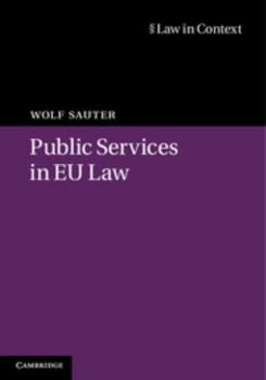 Hardcover Public Services in EU Law Book