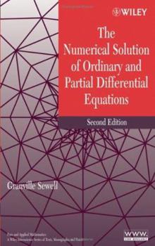 Hardcover The Numerical Solution of Ordinary and Partial Differential Equations Book